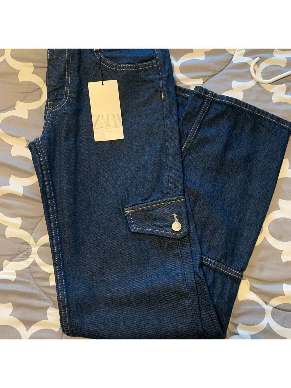 Women's Zara Denim Jeans Size 4 - Picture 9 of 9